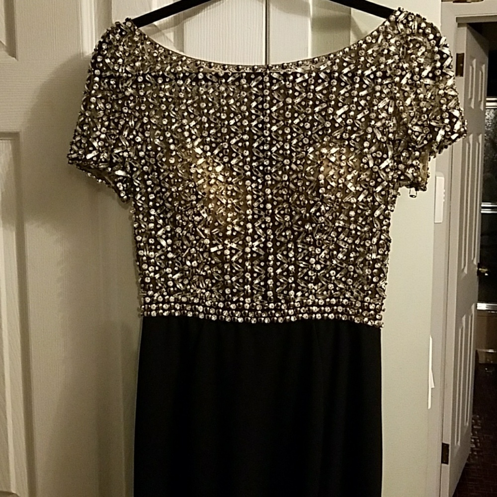 Terani Couture Crystal Rhinestone Mermaid Gown 4 - Picture 5 of 6